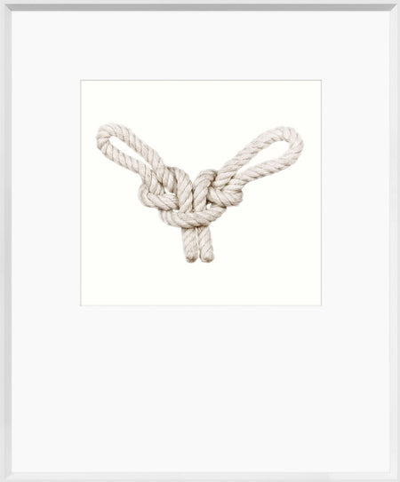 Large Spanish Bowline Knot Art framed with glass