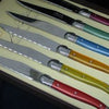 Laguiole Rainbow Steak Knives set of 6 (3 sets in stock)