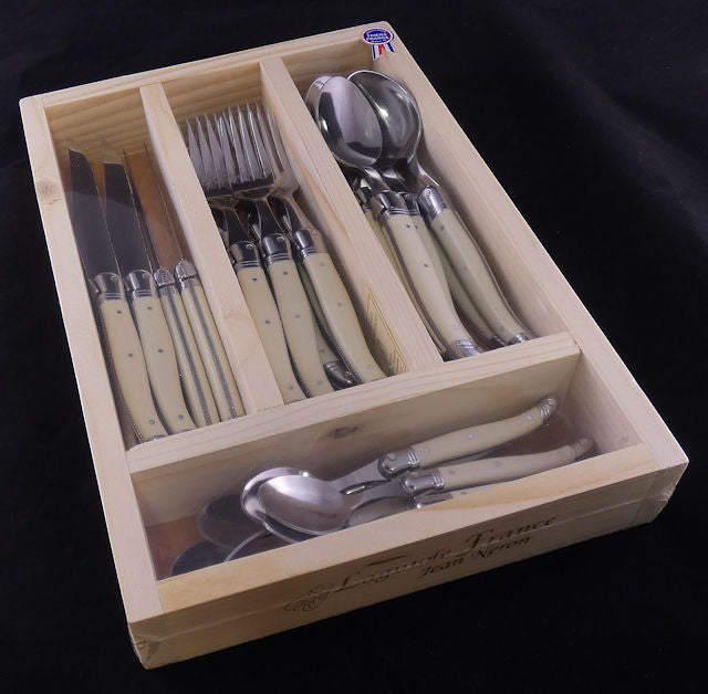 Laguiole from France Cream Flatware 24 pc set (3 in stock)