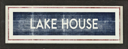 Lake House Framed Art with glass (2 in stock)