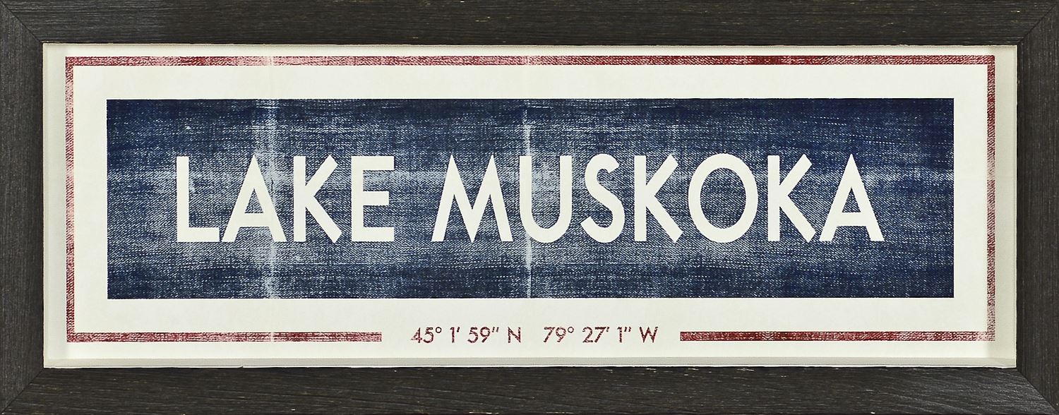 Lake Muskoka Framed Art with glass