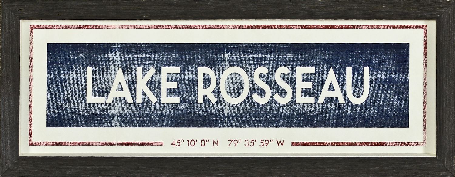 Lake Joseph Framed Art with glass