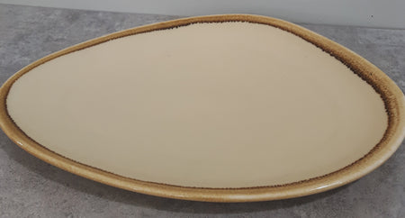 Almond Rustic Plates 12" (4 in stock)