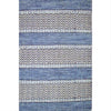 Dhurrie Cotton Rug Largo Blue 7' x 9'