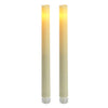 LED 9" Cream Taper Candle pack of 2  (qty of 6 packs in stock)