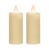 LED Cream Votive Candle pack of 2 size 3.25"  (qty of 6 packs in stock)
