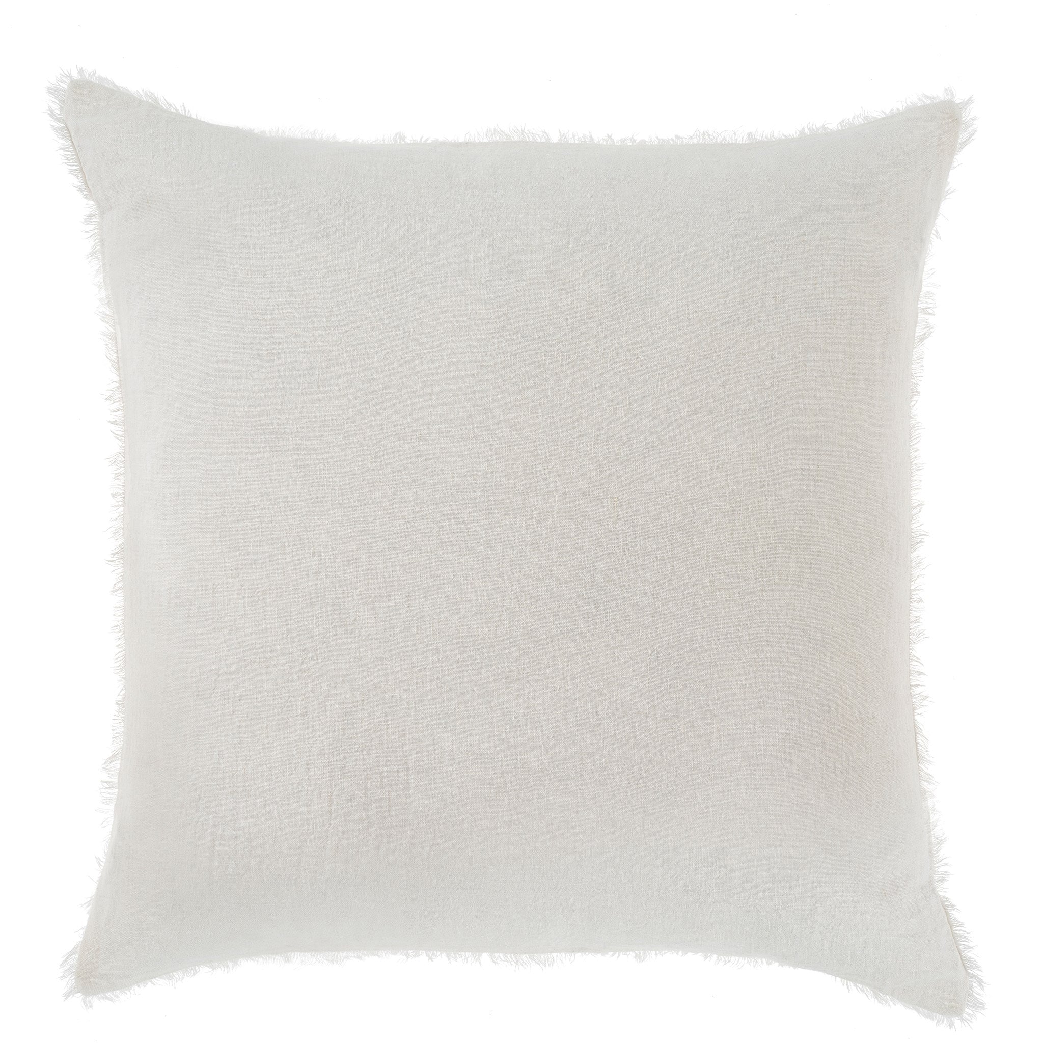 Lina Linen White Cushion 24" (4 in stock)