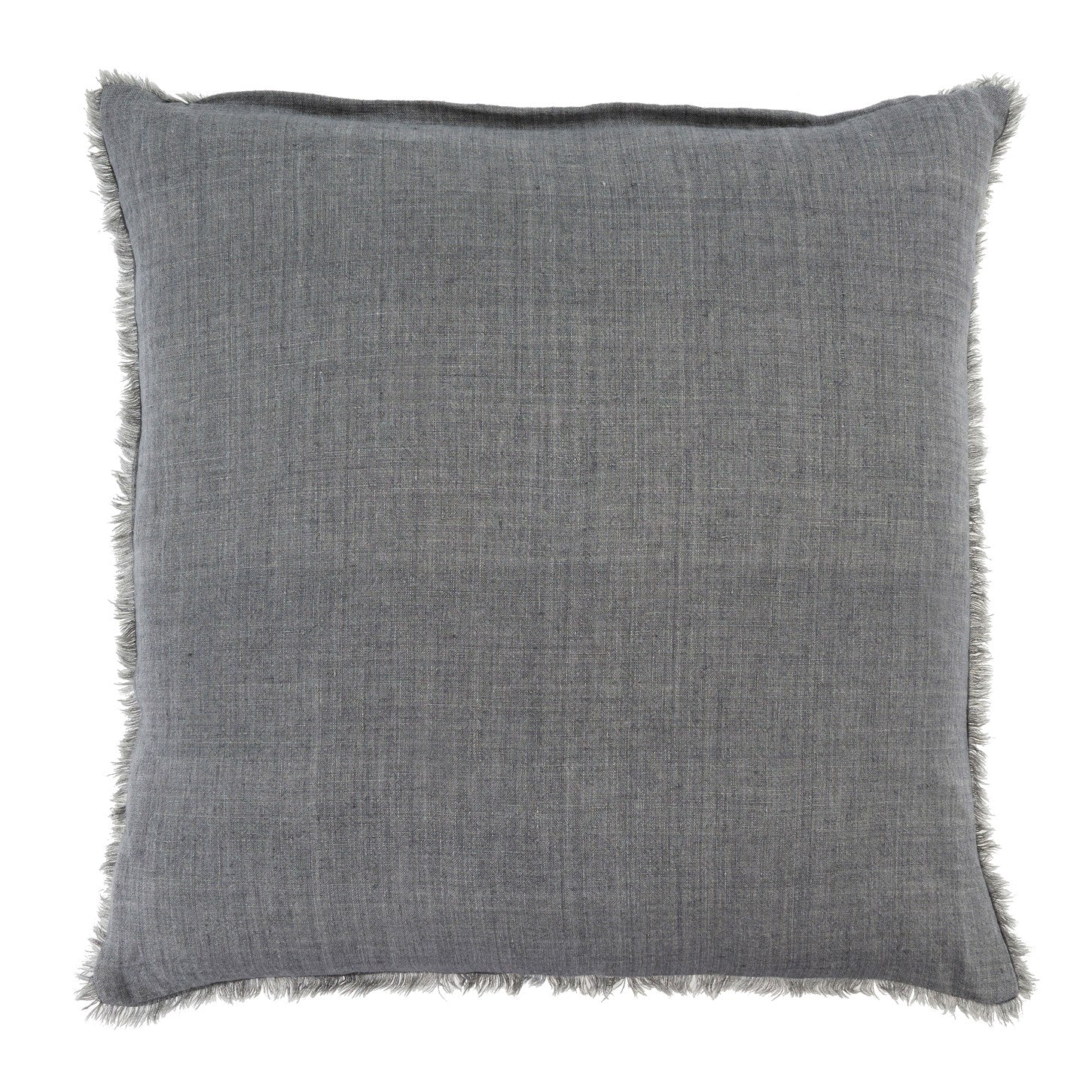 Lina Linen Steel Grey Cushion 24"