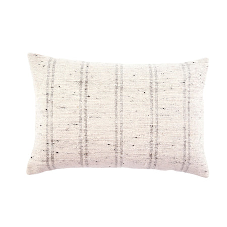Luca Slub Grey Cushion 16x24