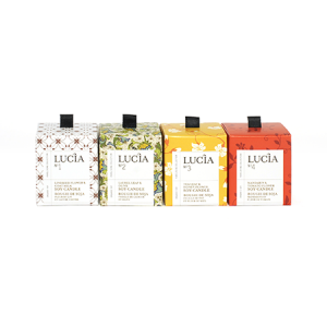 Lucia Soy Candles 4 pc gift set (1 set in stock)