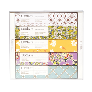 Lucia Room Sprays 5 pc gift set (5 sets in stock)