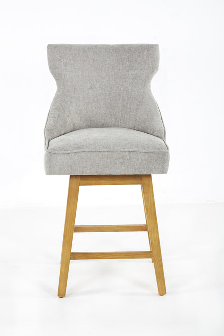 Lucy Swivel Counter Stool Anew Grey