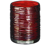 Lustrous Red Candleholder Small 4"  (4 in stock)