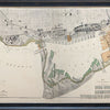 Map Toronto Waterfont 1912 Framed Art with Glass