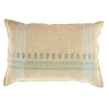 Mekhi Blue Embroidered Cushion 16x24 ( 2 in stock)