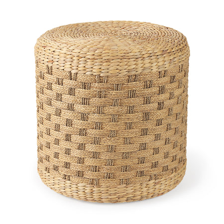 Michelle Round Seagrass Pouf