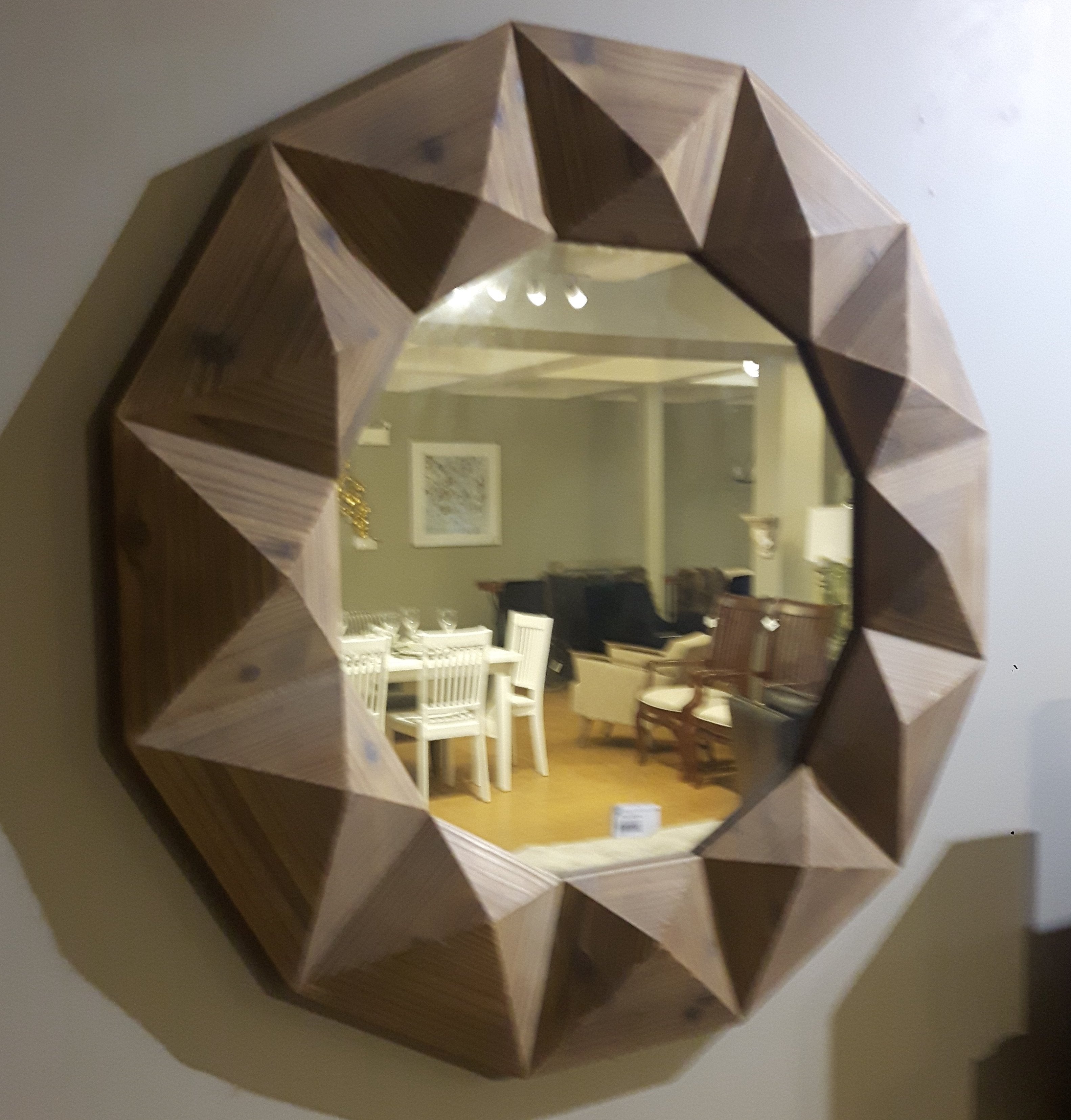Pyramid Mirror (qty of 1 in stock)