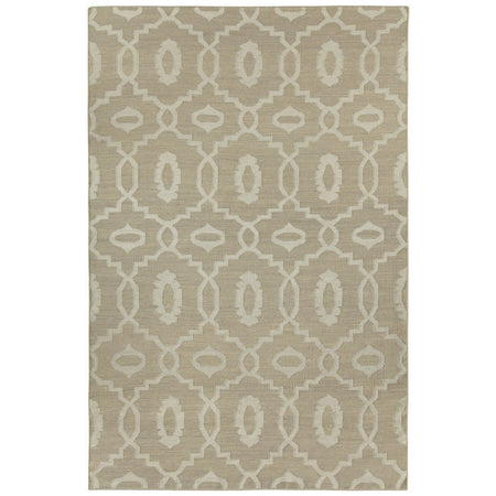 Moor Stone Flatwoven Wool Rug 5' x 8' (1 in stock)