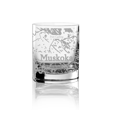 Muskoka Map Whiskey Glassware (31 in stock)