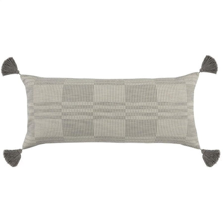 Newton Gray Blue Cushion 16x36 (1 in stock)