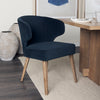 Niles Wingback Navy Fabric Dining Chair (4 in stock)