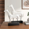 Noble White Horse Sculpture small