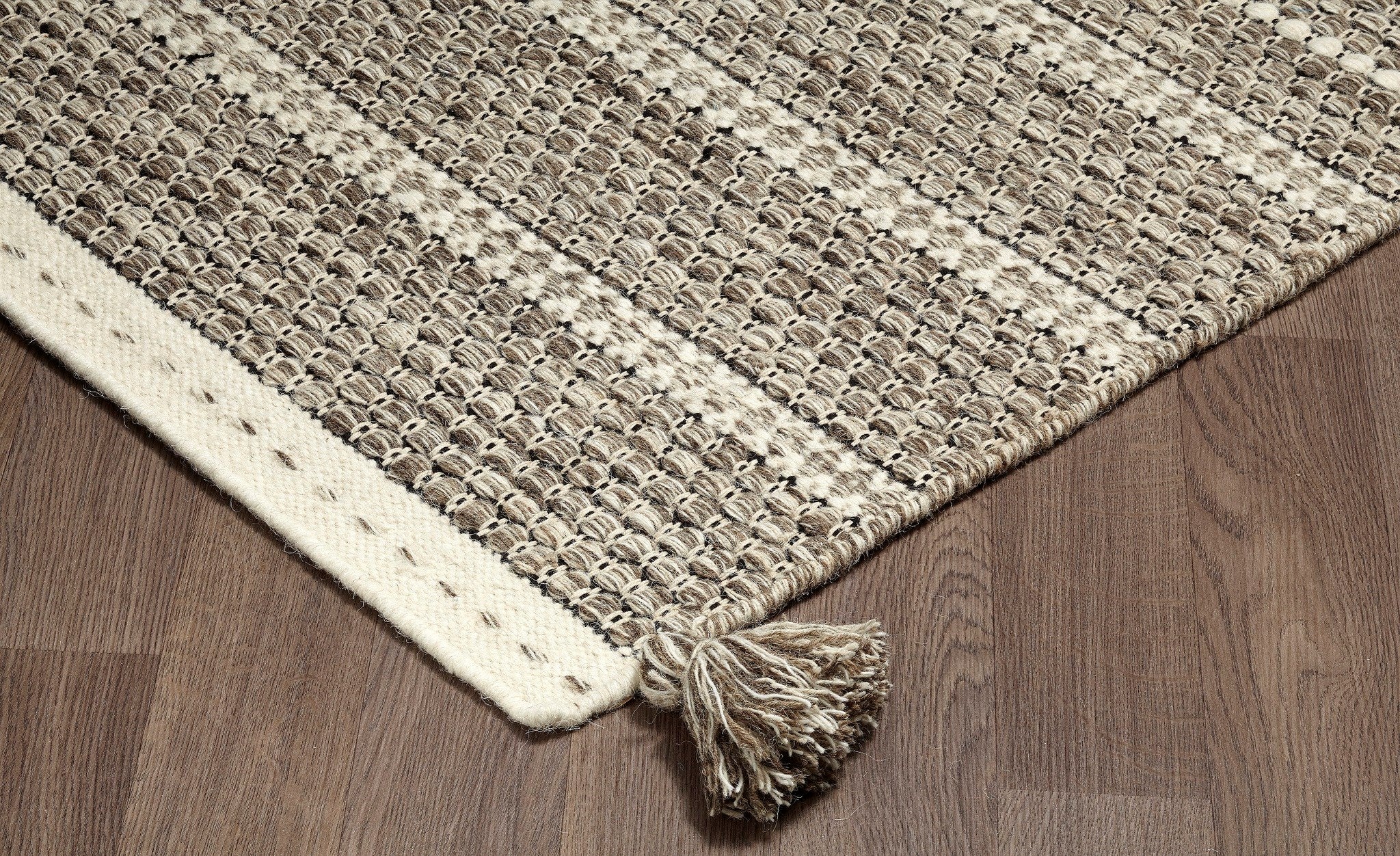 Nordique Grey Wool Rug 8x10