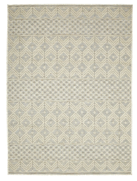 Outdoor Odessa Light Grey Rug 9 x12"