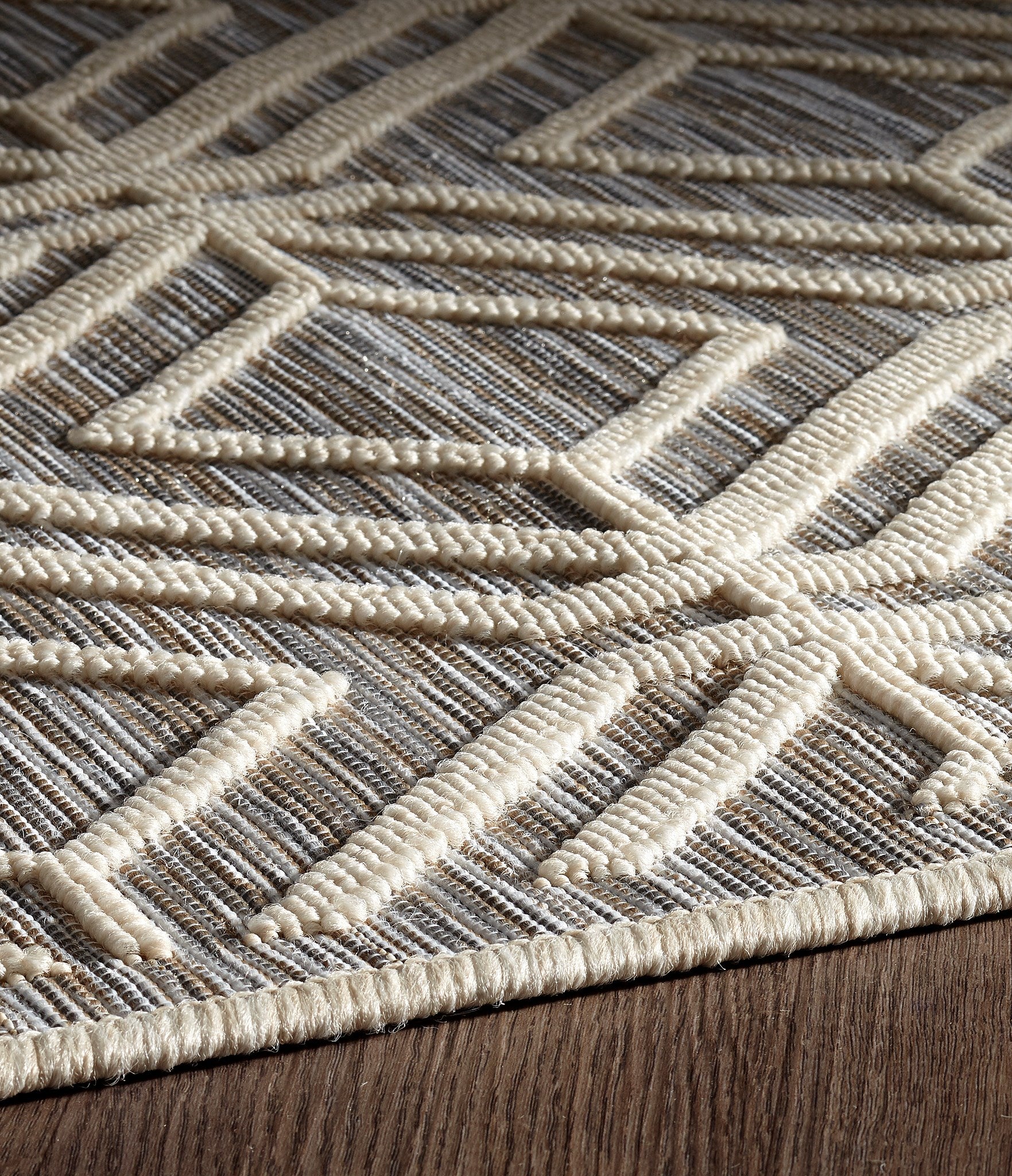 Outdoor Odessa Skye Blue/Ivory  Rug 9 x12" (1 in stock)