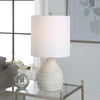 Organic Ceramic Whitewashed Table Lamp (1 in stock)