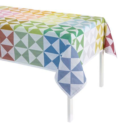 From France Tablecloth 102" Origami Multicolore (qty of 1 in stock)