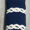Rug Outdoor Nautical Navy White 4' x 6' (3 in stock)