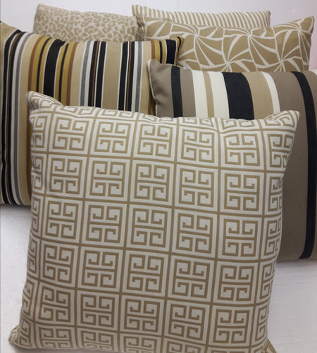 Outdoor Cushion - One of a kind 18" designer reversible sunbrella fabric (6 in stock)