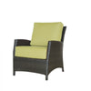 Palm Harbor Club Chair Espresso Brown (qty of 1 in stock) Seasonal promo less 25%
