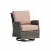 Palm Harbor Swivel Gliding Club Chair Oyster Grey (qty of 2 in stock) Seasonal Promo less 25%