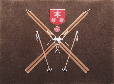 Ski Brun Dinner Size Luxury Paper Napkins (3 in stock)