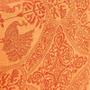 Jacquard Tablecloth Orange Peacock Pattern 60" x 90" (2 in stock)