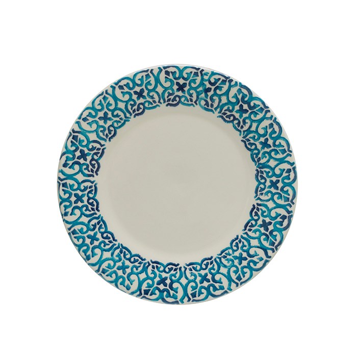 Piastrella Fine Glazed Terracotta from Portugal Dinner Plate (6 in stock) retired collection