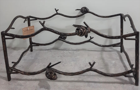 Pine Lodge 6 bottle wine rack  (1 in stock)