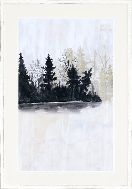 Art- Pine Island I1 framed with glass