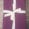 Placemats ribbed cotton plum 4 pc set (4 sets in stock)