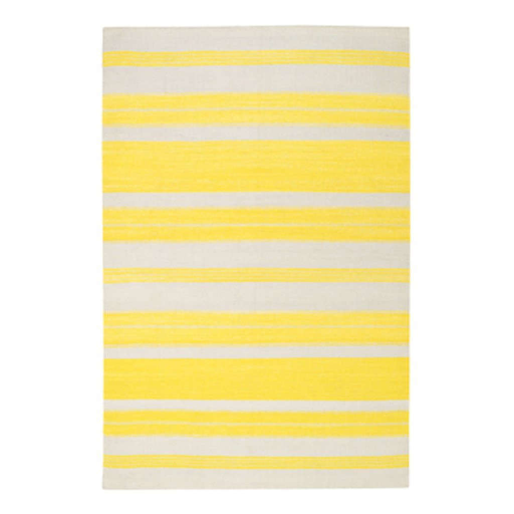 Puhalo Stripe Leo Sun Flatwoven Wool Rug 5' x 8' (1 in stock)
