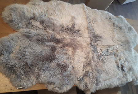 Real Sheepskin Grey Color Quattro Size (1 in stock)