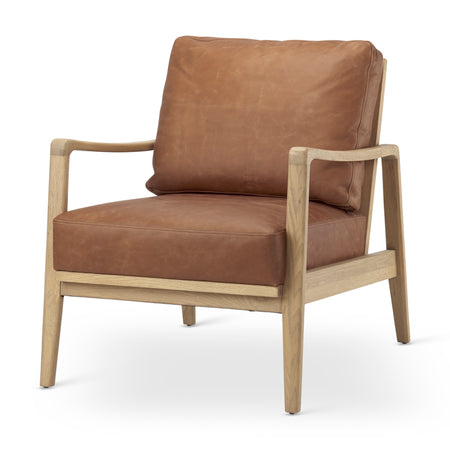 Raleigh Club Chair Cognac Leather