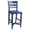 Navy Raffles Counter Stool (qty of 2 in stock)