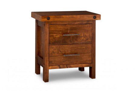 Rafters 2 Drawer Nightstand