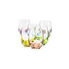 Rainbow Assorted Set of 6 Colored Bohemian Crystal Shot Glasses (1 set in stock)