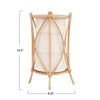 Rattan and Cotton Lamp (2 in stock)