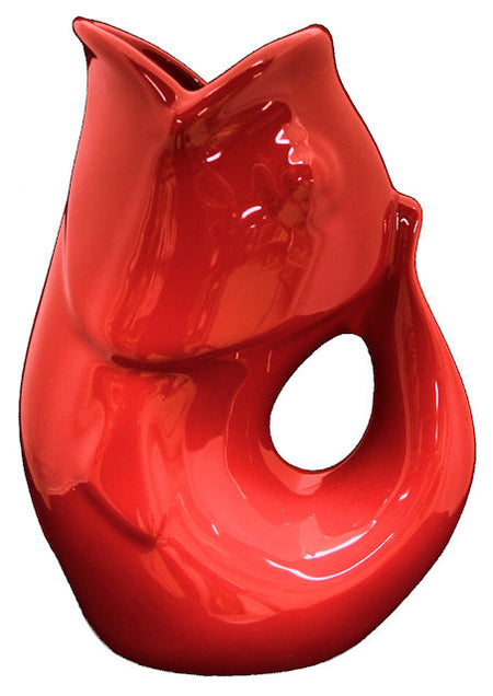 Gurgle Pot Pitcher Red Large