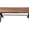 Live Edge Solid Acacia Wood 98"x 40" Dining Table (1 in stock)